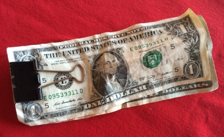 Dad's Twenty-one Dollars that went through the wash